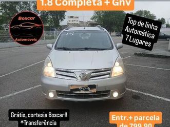 nissan livina grand sl 1.8 16v flex fuel aut. 2014