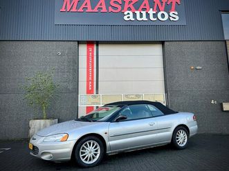 chrysler sebring cabrio - 2.7 i v6 aut lx / nl auto / perfect rijdend / zeer correcte staat