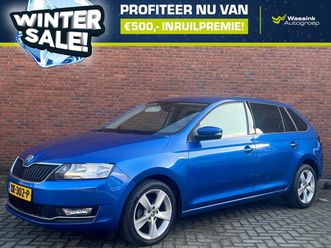 skoda rapid spaceback clever 95pk i wintersale i climate control i navigatie i cruise control i stoelverwarming