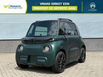 citroen ami 100% ev i unieke uitvoering i wintersale i 14'' lm velgen zwart | lederen bekleding | brommerrijbewijs vanaf 16 jaar | panorama dak | usb lader