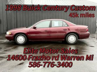 1998 buick century custom - guaranteed approval!