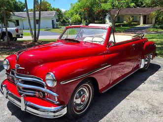 great cruising 1950 plymouth special deluxe convertible