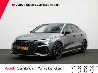 audi rs3 limousine 2.5 tfsi quattro 400pk | panoramadak | 3-spaaks sport afgevlakt stuurwiel | adaptief onderstel | sonos premium 3d audio