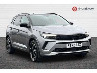 vauxhall grandland 1.2 turbo ultimate suv 5dr petrol manual euro 6 (start/stop) (130 ps)