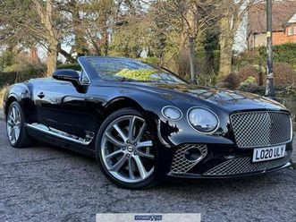 2020 bentley continental 4.0 v8 gtc convertible 2dr petrol auto 4wd euro 6 (start/stop) (550 ps) convert...