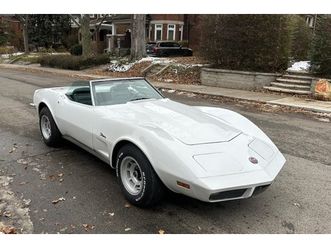 1973 chevrolet corvette convertible 4-speed