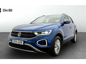 volkswagen t-roc tsi150 dsg plus p-värmare backkamera plus