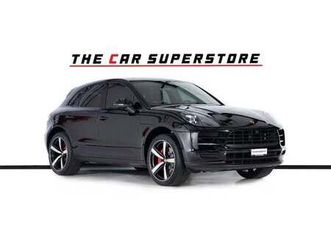 porsche macan s 3.0l (340 hp) black on black-21 inch rims-red brake calipers-low mileage