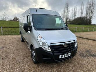 2018 vauxhall movano 2.3 cdti 3500 biturbo rwd l3 h2 euro 6 (start/stop) 5dr panel van diesel manual