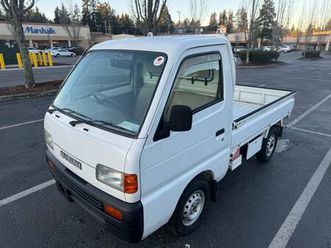 1997 suzuki carry mini kei truck 4x4 ac 5mt 9.7k mi.