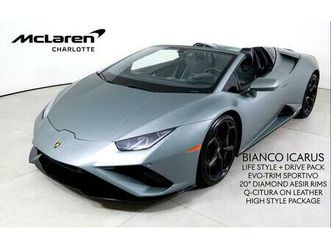 used 2021 lamborghini huracan evo spyder