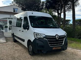 renault master fourgon l2h2 dci 135 grand confort / 7 places / 1ère main / tva récupérable