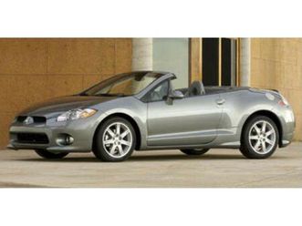 used 2007 mitsubishi eclipse spyder gt