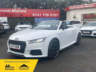 2017 audi tt 2.0t fsi quattro black edition 2dr s tronic convertible petrol automatic