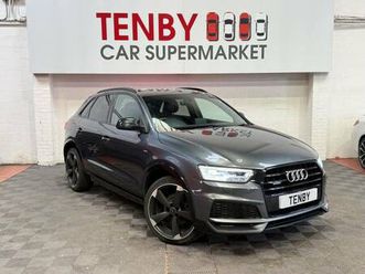2017 audi q3 2.0 tdi quattro black edition 5dr s tronic estate diesel automatic