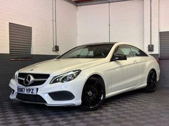 2017 mercedes-benz e class e350d amg line edition premium 2dr 9g-tronic coupe diesel automatic
