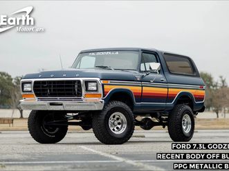 1978 ford bronco free wheeling 7.3l godzilla custom