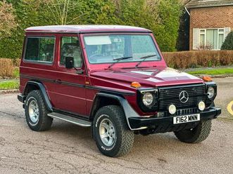 1989 mercedes-benz g class 280 ge 3dr auto estate petrol automatic