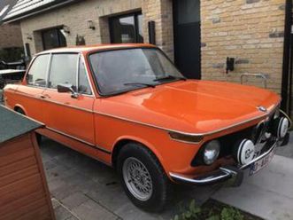 ② belle bmw oldtimer 2002 v 1974 orange automatique — oldtimers & ancêtres — 2ememain