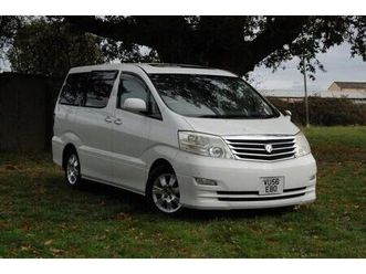 toyota alphard 3.0 mzg white auto petrol 2006