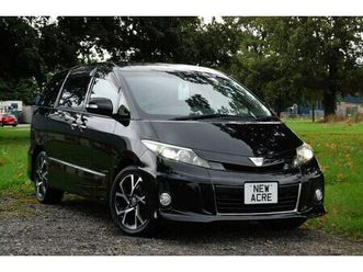 toyota estima 2 4 aeras black auto petrol 2014