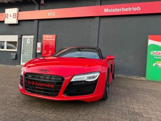 audi r8 spyder 5.2 fsi quattro*10v*rfk*navi*led*
