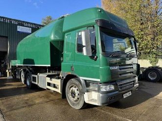 2012 daf cf75.360 6x2 tanker (wood pellet fuel)