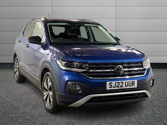 volkswagen t-cross 1.0 tsi 110 black edition 5dr estate