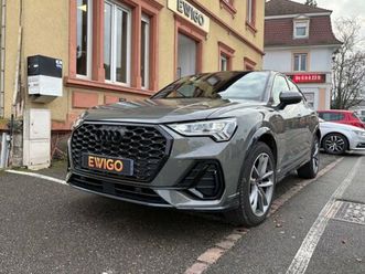 audi q3 sportback 1.5 35 tfsi 150 s-line s-tronic 7 black edition bva toit ouvrant garantie constructeur