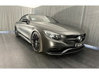 s 63 amg cabriolet 4matic speedshift mct