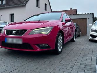 seat leon 5f style 1.6 tdi temp, led, einparkhilfe, scheckheft