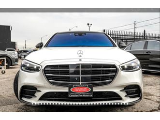 mercedes-benz s 500 amg & night pkg| massage| red leather