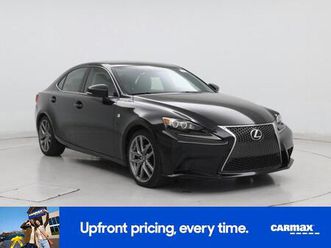 used 2015 lexus is 250 crafted line