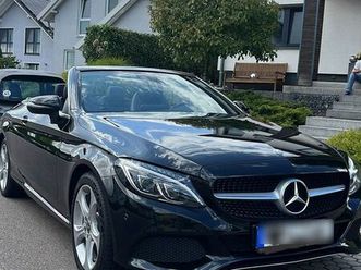 mercedes c200 cabrio sportline 1. hand scheckheft leder