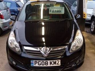 2008 vauxhall corsa 1.7 cdti sri hatchback 3dr diesel manual (130 g/km, 123 bhp) hatchback diesel...