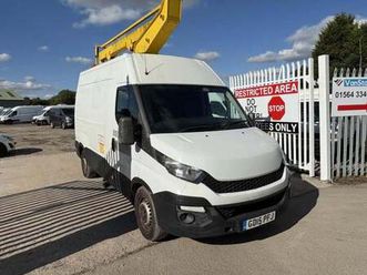 2015 iveco daily daily 35s13 mwb cherry picker diesel manual