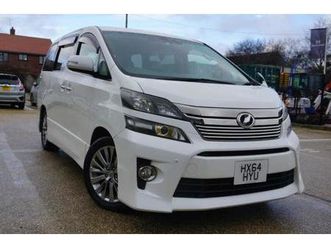 2014/64 toyota vellfire 2.4 golden eyes white 7 seat mpv ulez