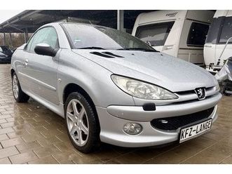 peugeot 206 cabriolet cc platinum/tüv/shz/pdc