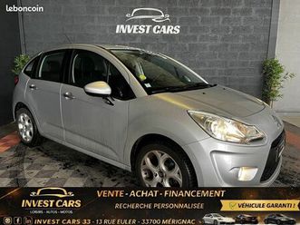 citroen c3 1.4 hdi 70ch exclusive bvm5 - 3eme main - distribution ok - garantie 6 mois minimum