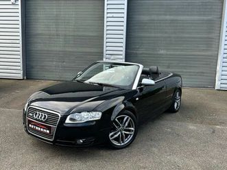 audi a4 2.0 tdi cabriolet s line / boite auto / carplay / cuir chauffants