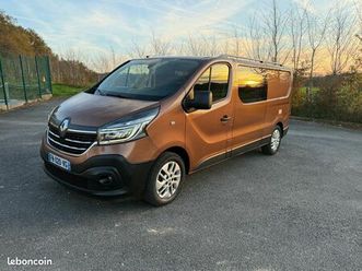 renault trafic vu cabine approfondie grand confort 2.0 dci l2h1 boîte edc - 170 cv / 5 places / attelage / camera / gps / carplay