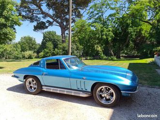 part coupé chevrolet corvette c2 1965 bleu miami