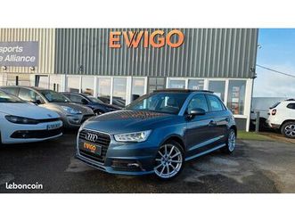audi a1 sportback 1.4 tdi 90ch sline s-tronic - distribution a jour - toit pano - gps - palettes - feux led