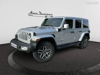 jeep wrangler unlimited 4xe 2.0 l t 380 ch phev 4x4 bva8 overland