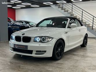 bmw série 1 (e88) cabriolet 118d 2.0 d 16v 143 cv luxe / carplay / siege chauffant