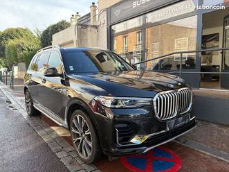 bmw x7 30d x drive 265 cv --full option --caméra 360-toit pano-sièges electrique chauffant/massant..