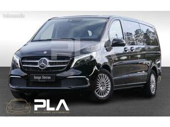 mercedes classe v ii (2) extra-long 300 d 4 matic 8 places avantgarde + cuir + portes electriques + camera 360 + acc + att remorque