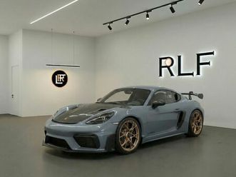 porsche 718 cayman gt4 rs 4.0l 500cv pdk -tout inclus-i gris arctique/ pack weissach/ cuir étendu/ lift/ tva apparente/ ppf complet/ carbone/ sport chrono/ bose