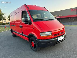 renault master ii camionnette ii l2h2 t35 2.2 dci fourgon 7cv/90cv en ctte long tollé surélevé / 1ʳᵉ main kilométrage faible : 58 000 km d'origine