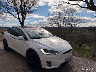 tesla model x long range 2020 – batterie neuve tesla – superchargeurs gratuits à vie – fsd – attelage